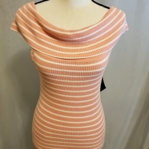 JW Style Floret Cold Shoulder Top